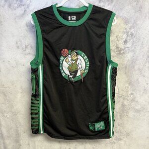 Boston Celtics NBA Ultra Game Jersey Jayson Tatum Mens L 21x27 Black